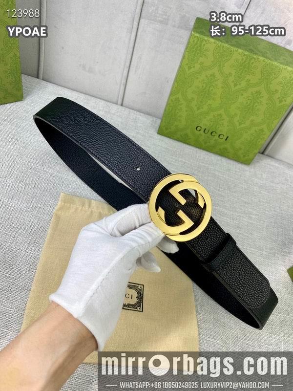Gucci belt 38mmX95-125cm 8L10