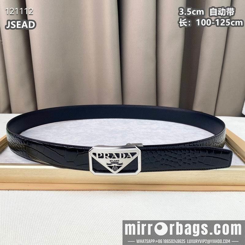 Prada belt 35mmX100-125cm 8L42