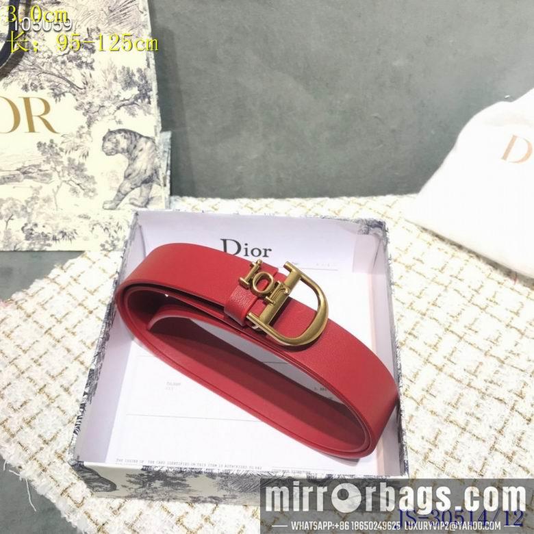 Dior Belt 30mm 95-125cm 8L06