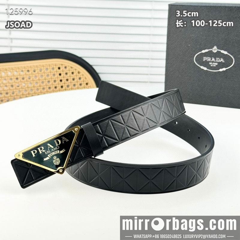 Prada belt 35mmX100-125cm 8L39