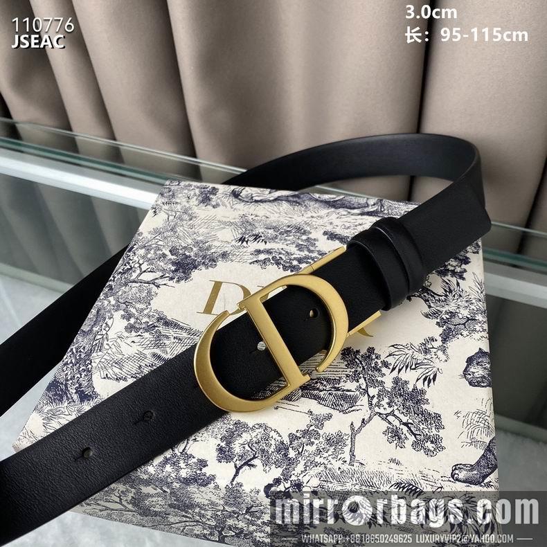Dior Belt 30mmX95-115cm 8L08