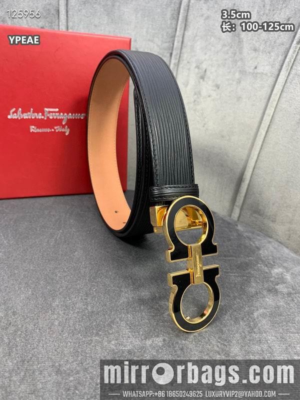 Ferragamo belt 35mmX100-125cm 8L18