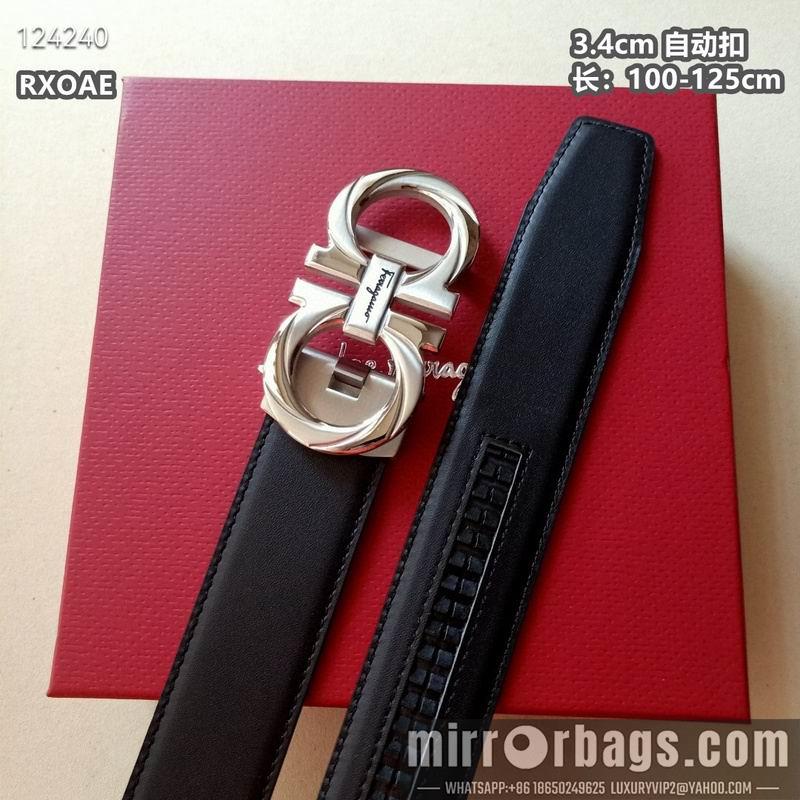 Ferragamo belt 34mmX100-125cm 8L07