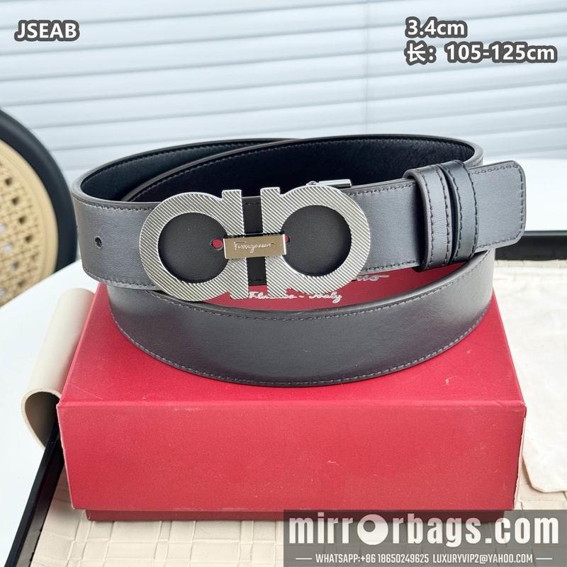 Ferragamo belt 34mmX105-125cm 8L12