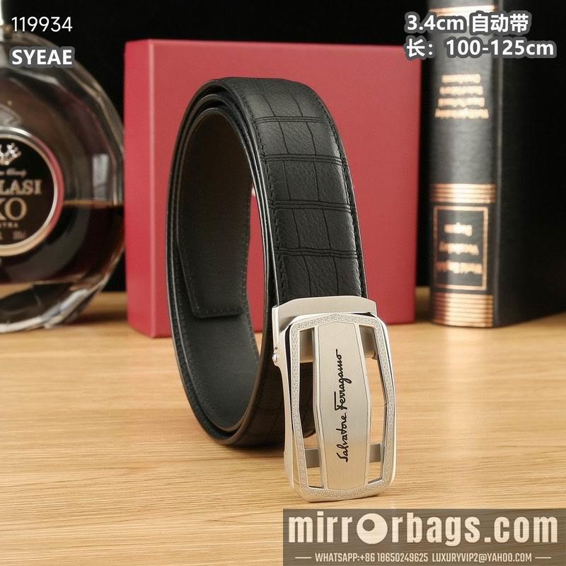 Ferragamo belt 34mmX100-125cm 8L05