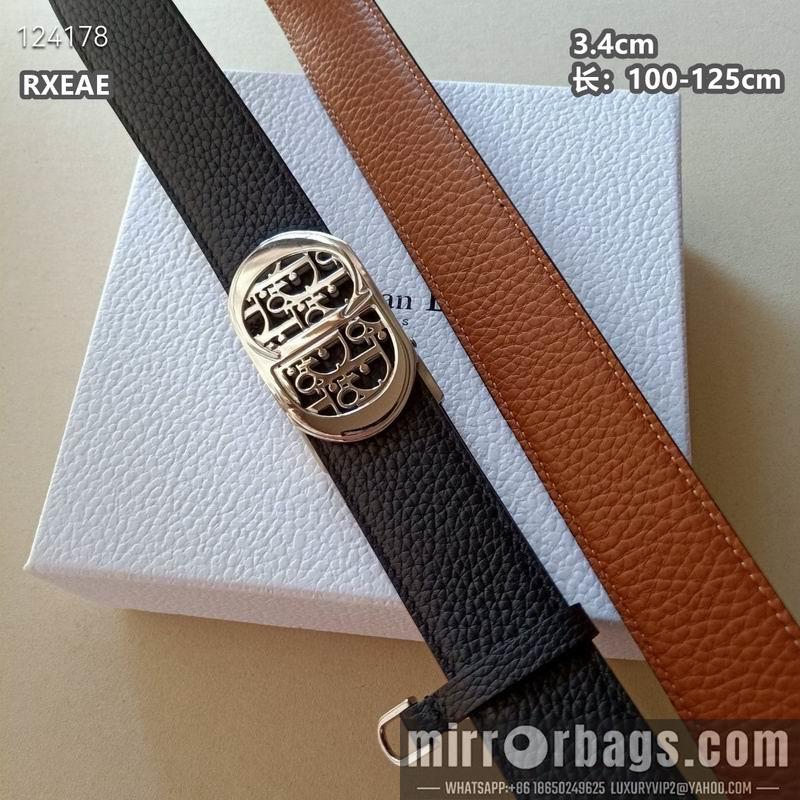 Dior belt 34mmX100-125cm 8L06