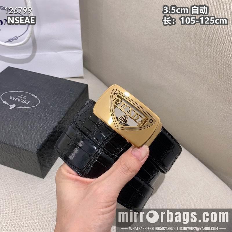 Prada belt 35mmX105-125cm 8L62