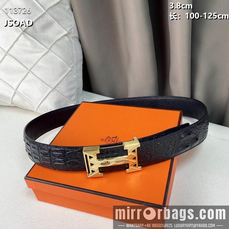 Hermes belt 38mmX100-125cm 8L082505