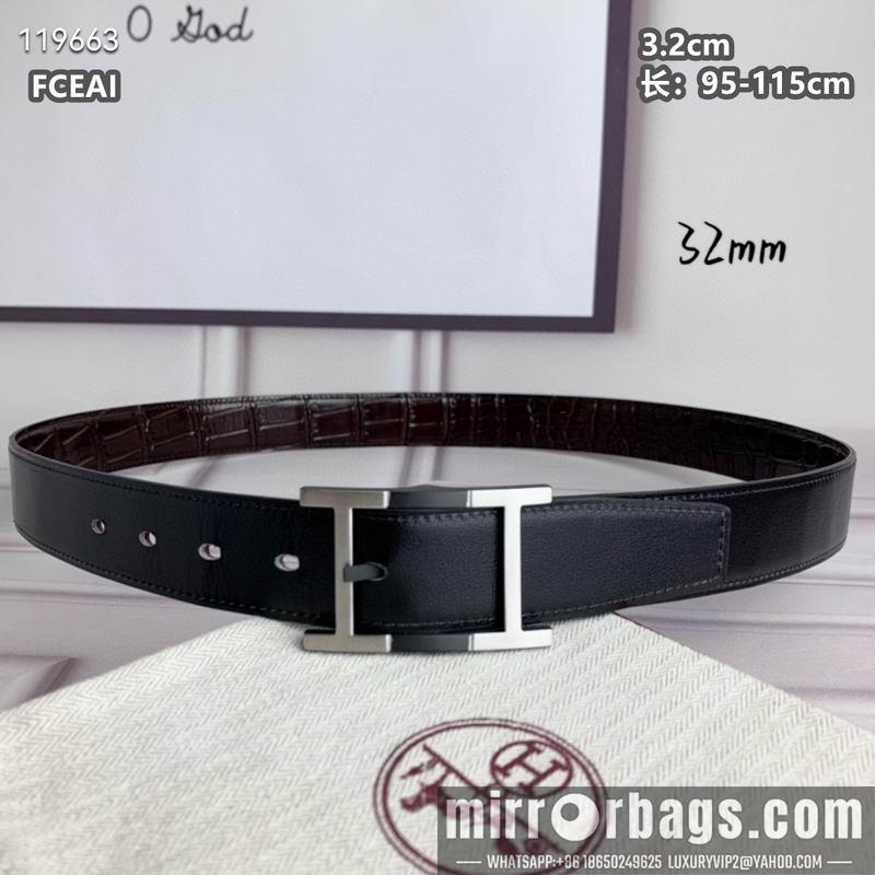 Hermes belt 32mmX95-115cm 8L040805