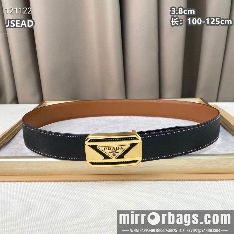 Prada belt 38mmX100-125cm 8L07