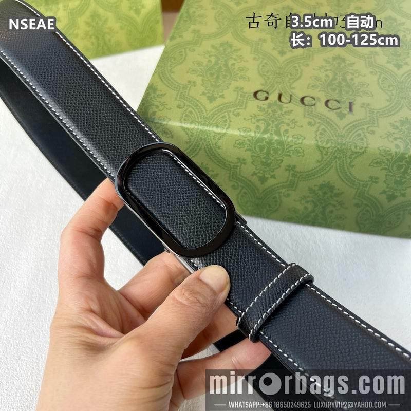 Gucci belt 35mmX100-125cm 8L91