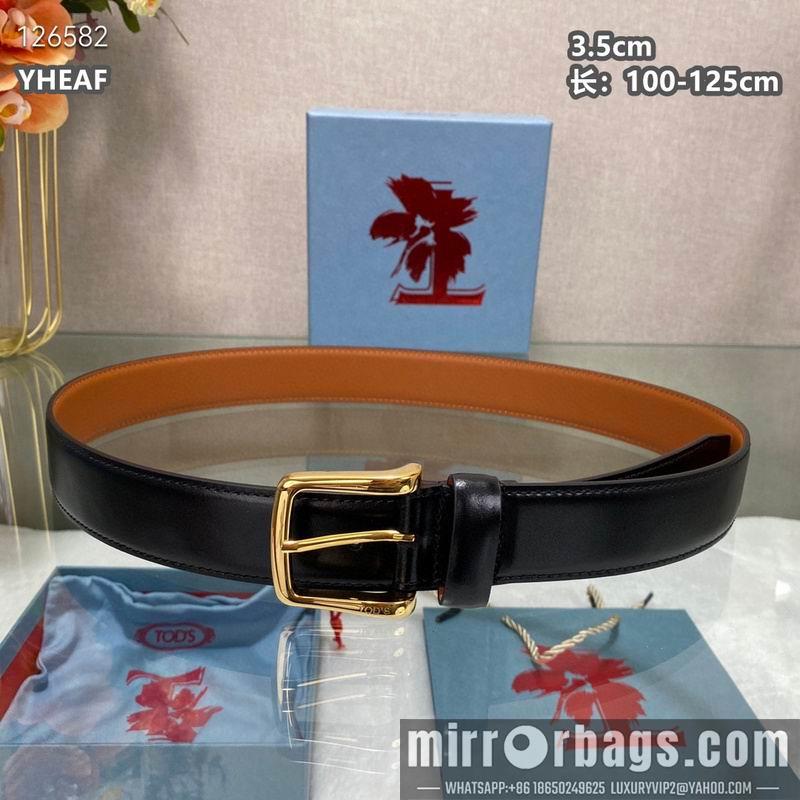 Tod's belt 35mmX100-125cm 8L08
