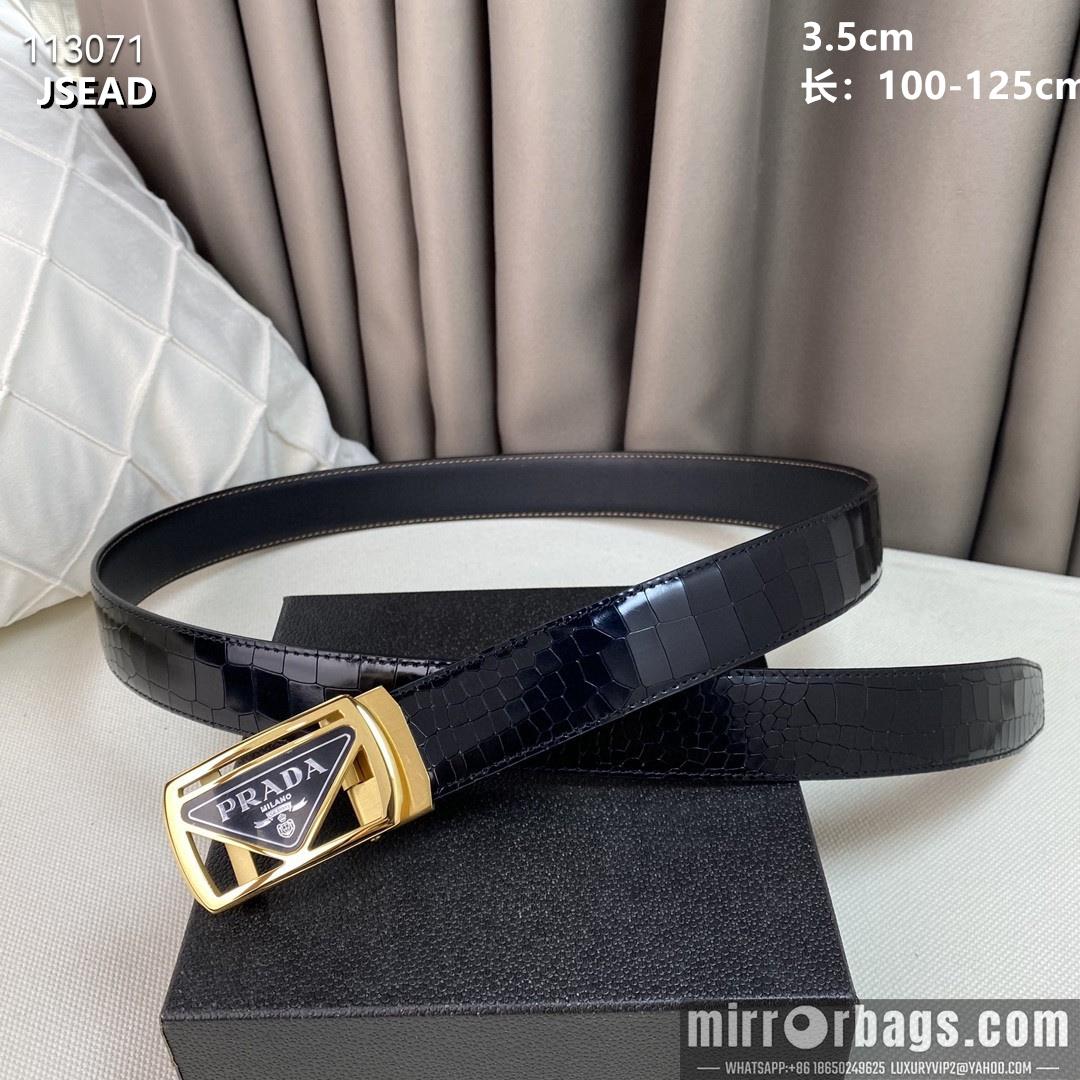 Prada belt 35mmX100-125cm 8L03