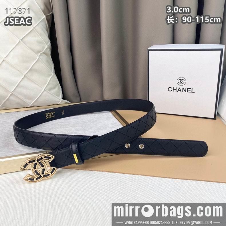 Chanel belt 30mmX90-115cm 8L08