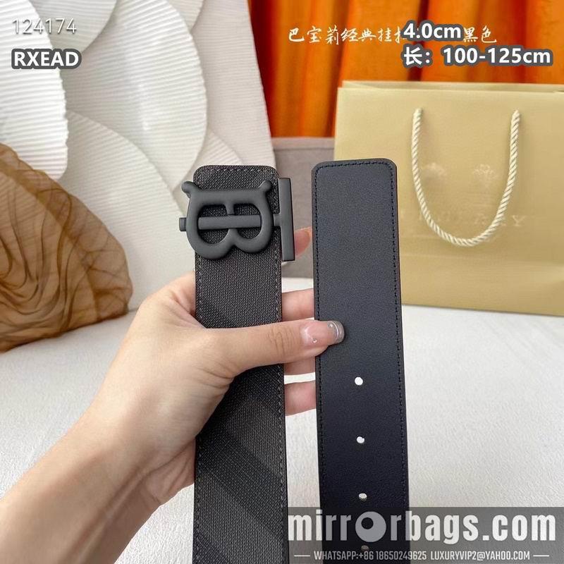 Burberry belt 40mmX100-125cm 8L06