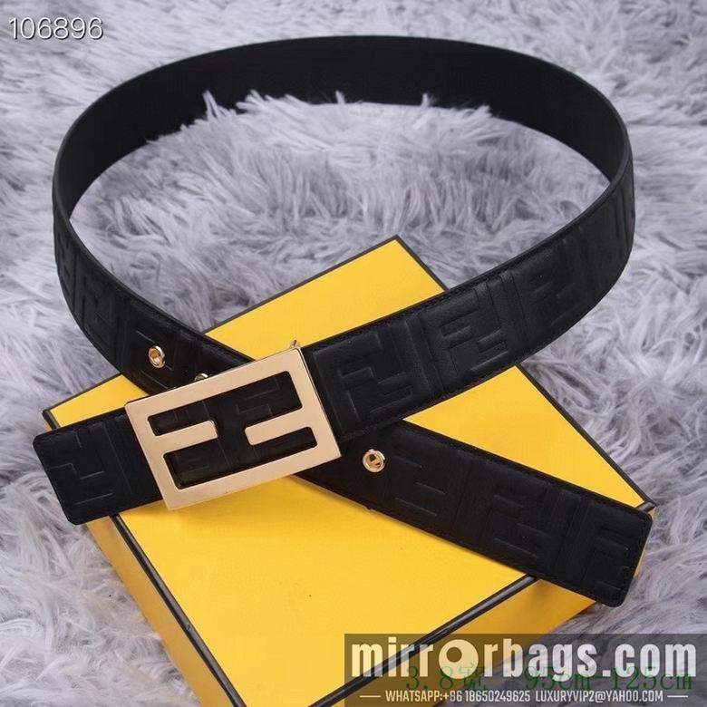 Fendi Belt 38mmX95-125cm 7D89