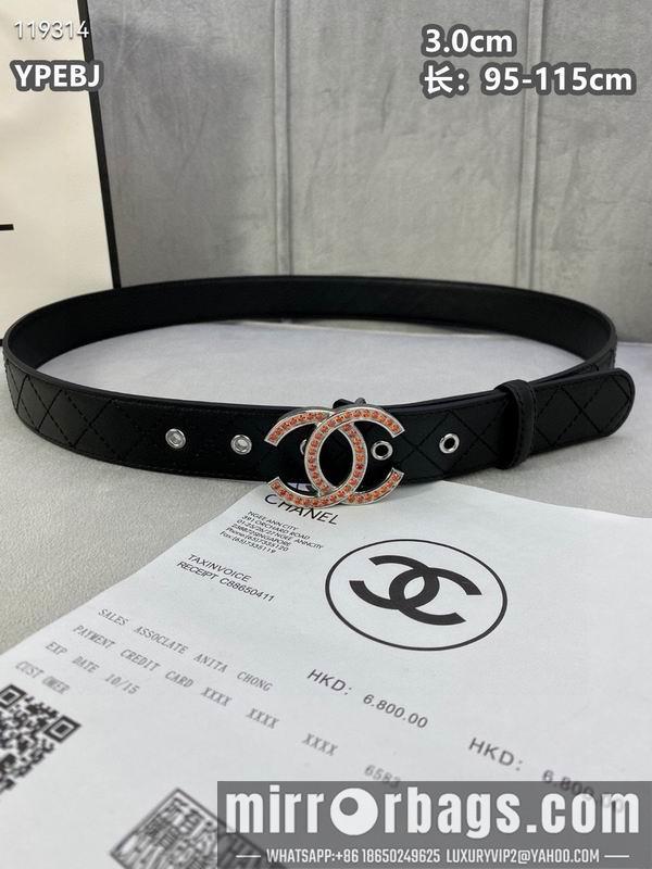 Chanel belt 30mmX95-115cm 8L040805