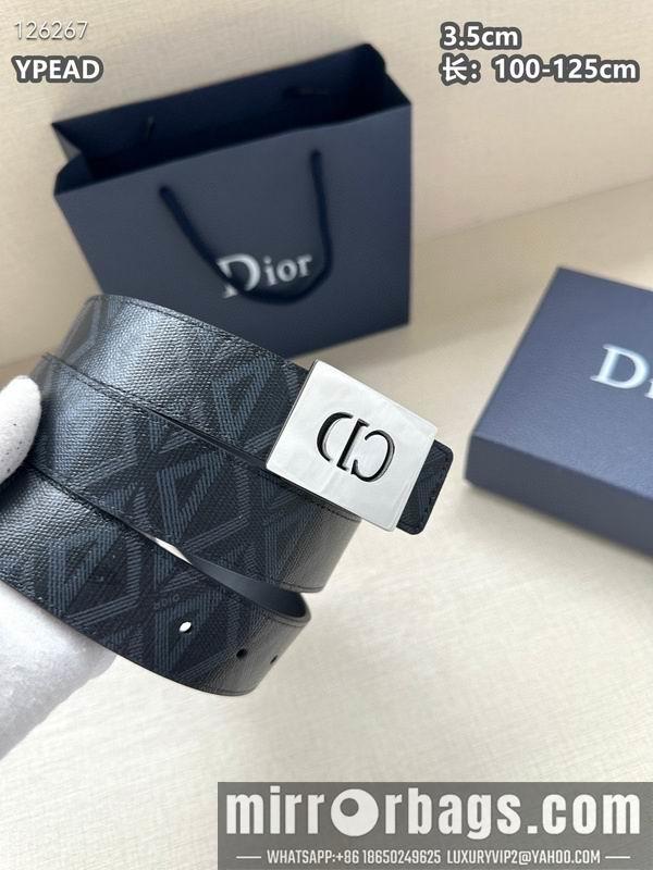 Dior belt 35mmX100-125cm 8L27