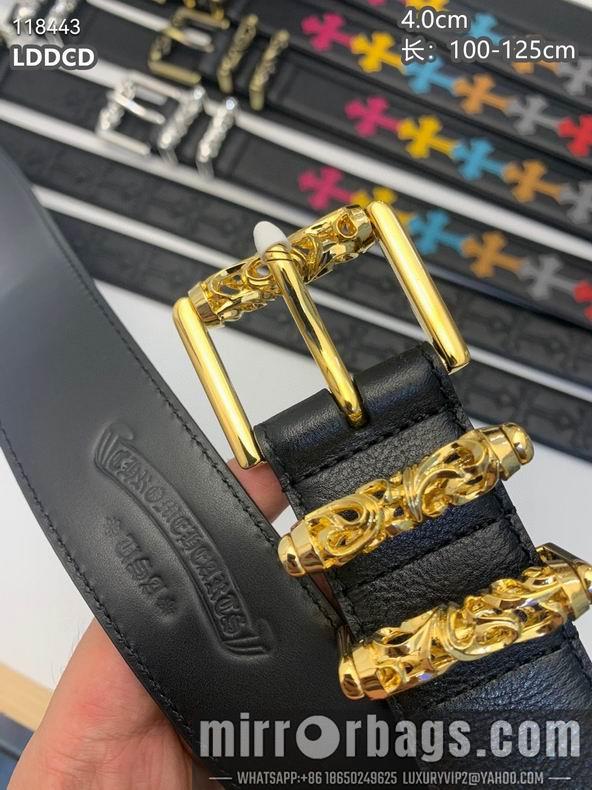 Chrome Hearts belt 38mmX100-125cm 8L25
