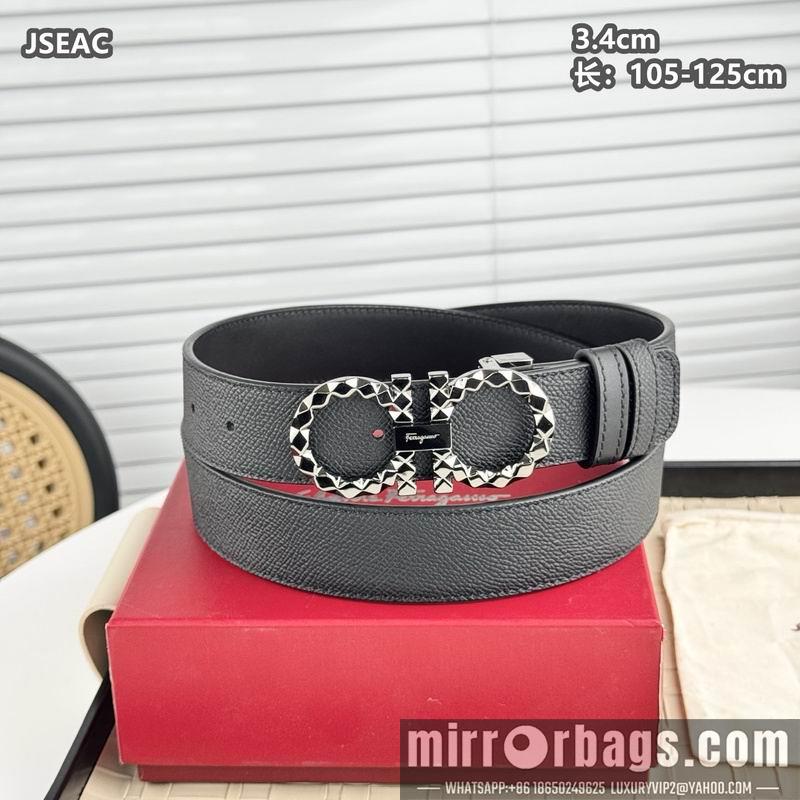 Ferragamo belt 34mmX105-125cm 8L18