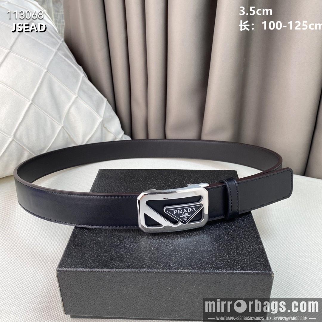 Prada belt 35mmX100-125cm 8L01