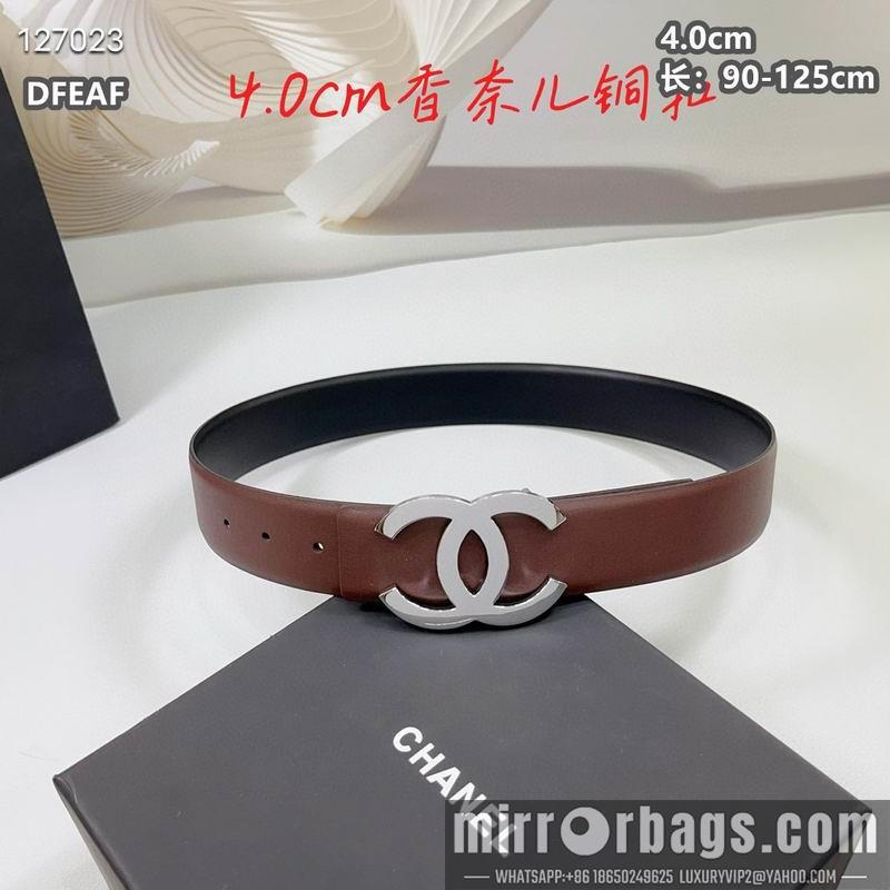 Chanel belt 40mmX90-125cm 8L01
