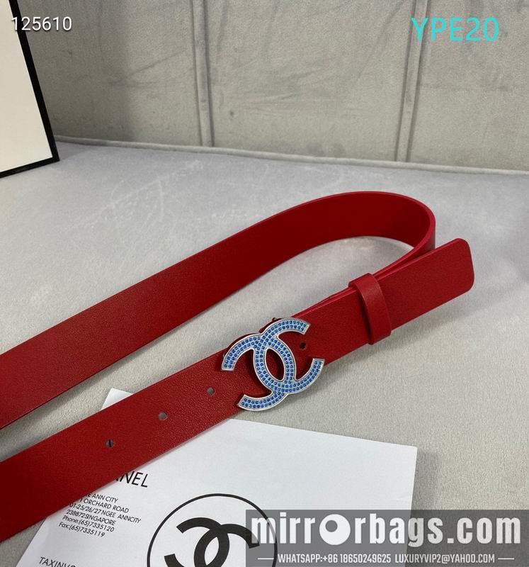 Chanel belt 30mmX95-125cm XH05