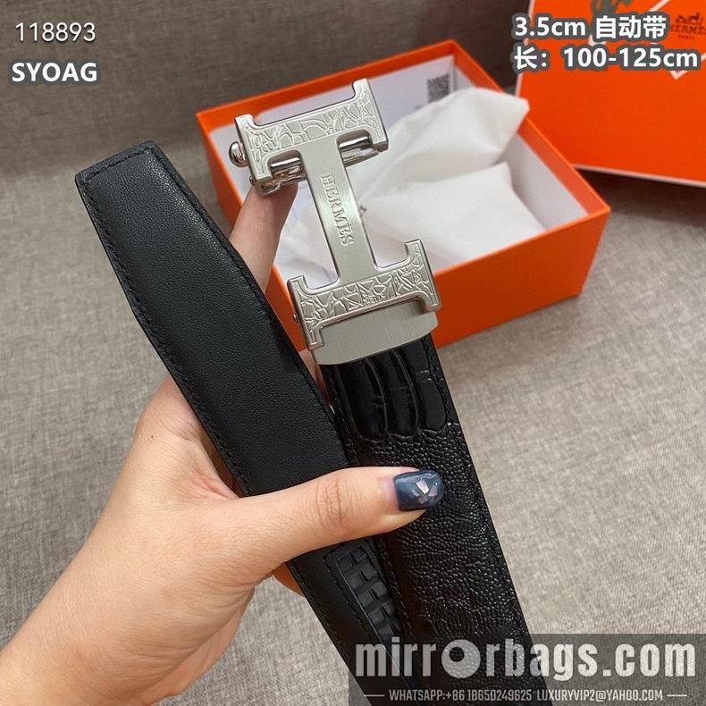 Hermes belt自动带 35mmX100-125cm 8L010801