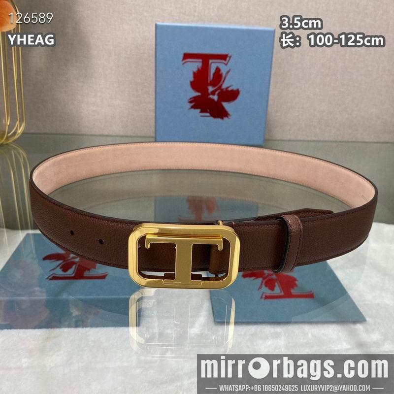 Tod's belt 35mmX100-125cm 8L03