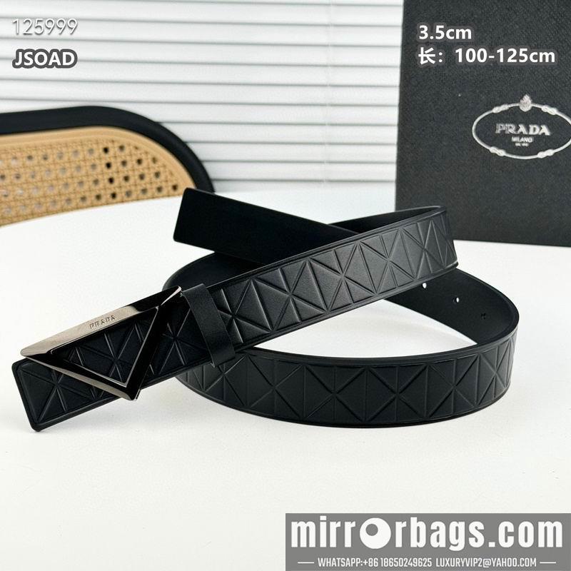 Prada belt 35mmX100-125cm 8L38