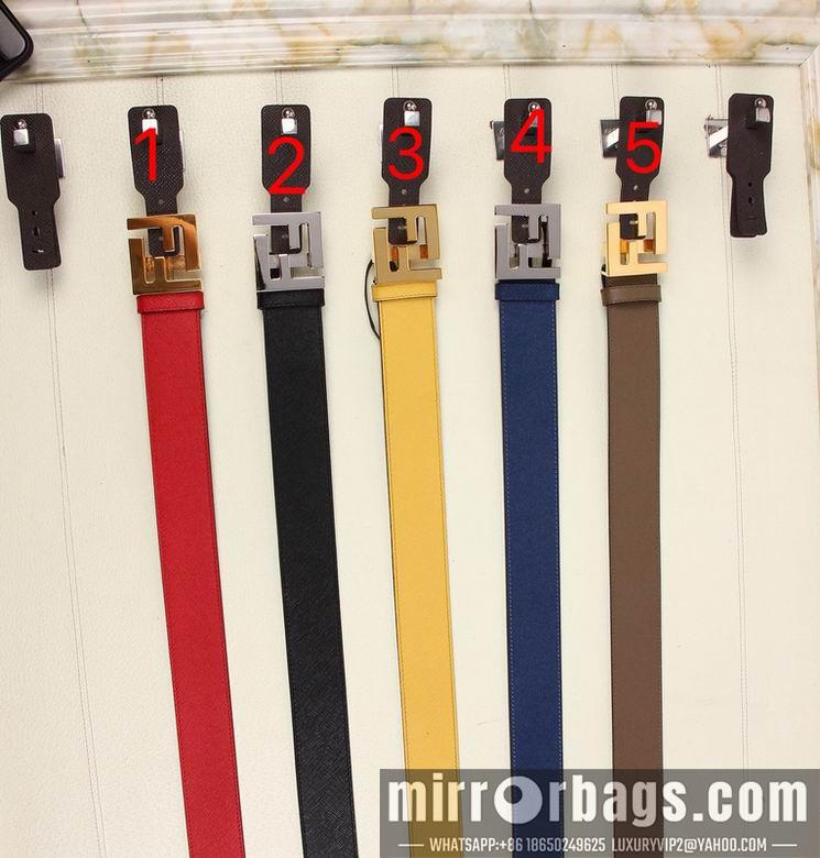 Fendi Belt 38mmX95-125cm 7D63