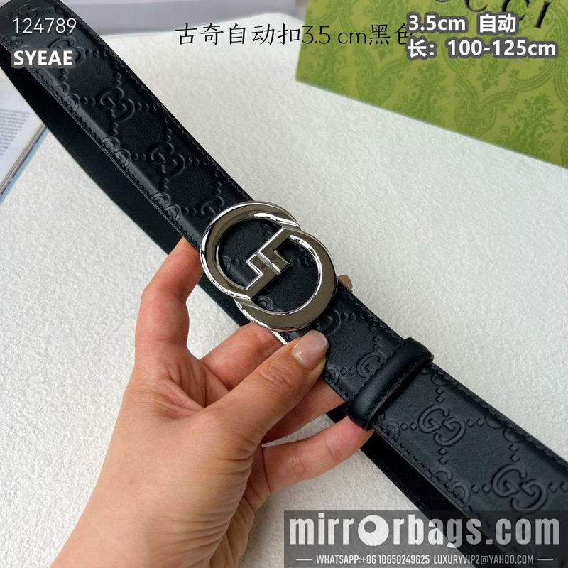 Gucci belt 35mmX100-125cm 8L18