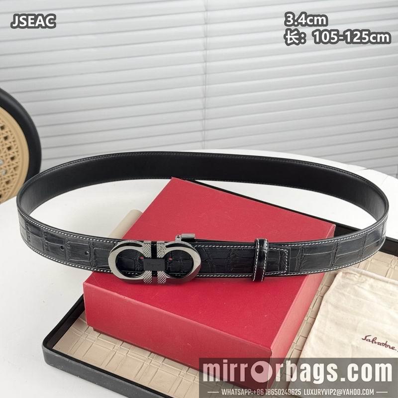 Ferragamo belt 34mmX105-125cm 8L13