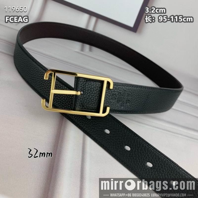 Hermes belt 32mmX95-115cm 8L040801