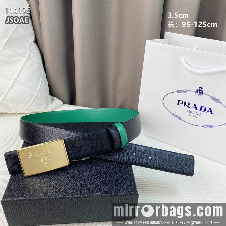 Prada belt 35mmX95-125CM 8L22