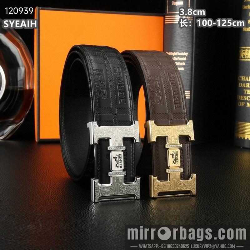 Hermes belt 38mmX100-125cm 8L072005