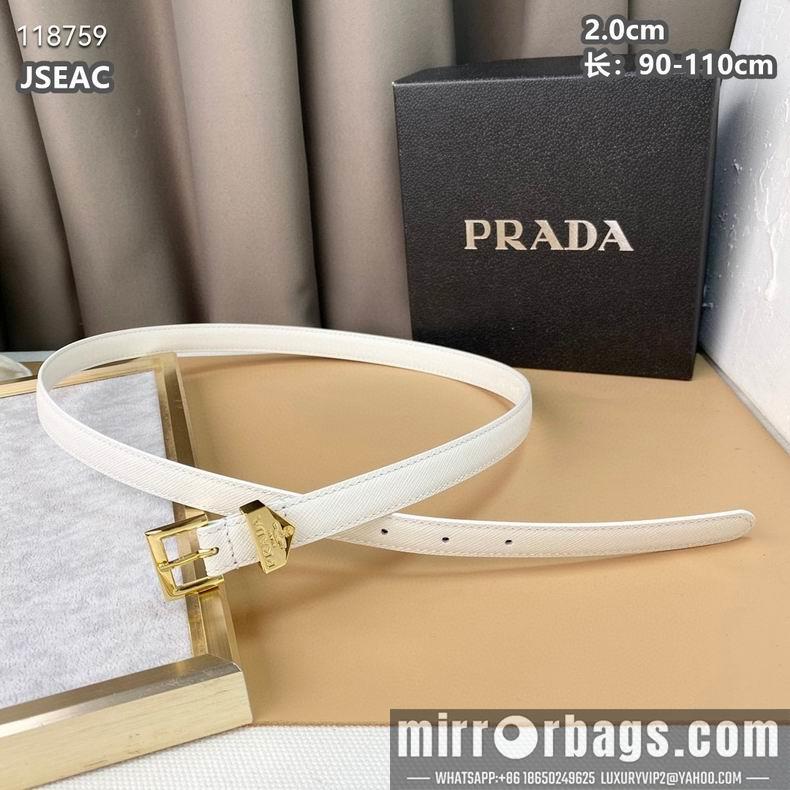 Prada belt 20mmX90-110cm 8L02