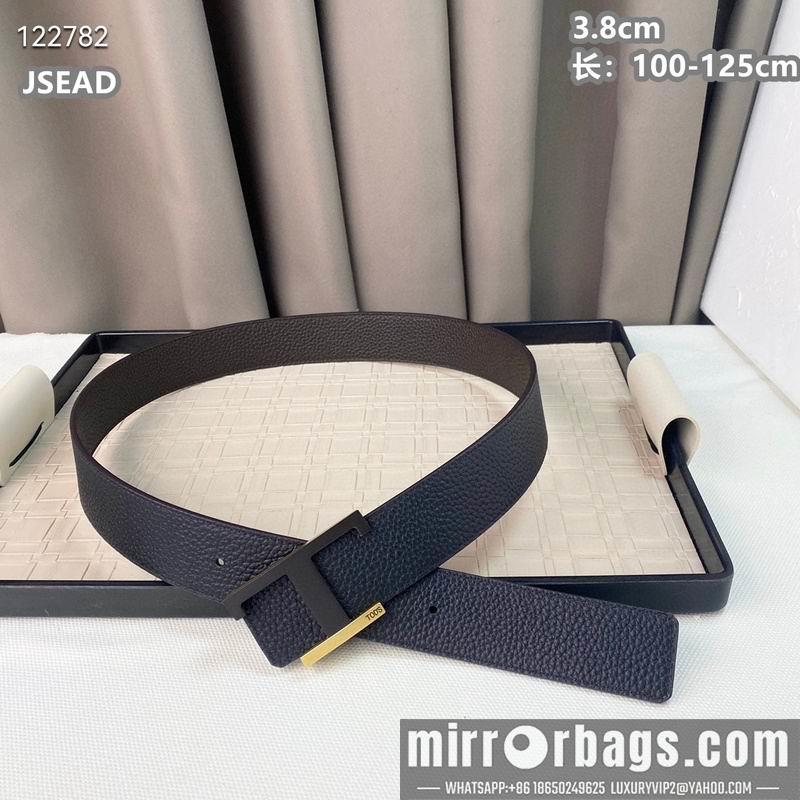Tod's belt 38mmX100-125cm 8L01