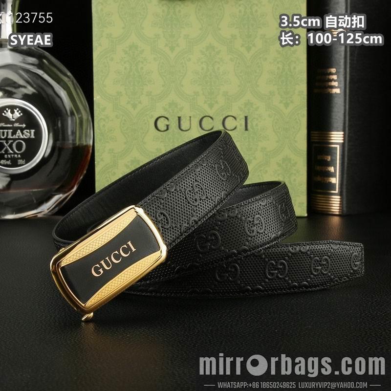 Gucci belt 35mmX100-125cm 8L55