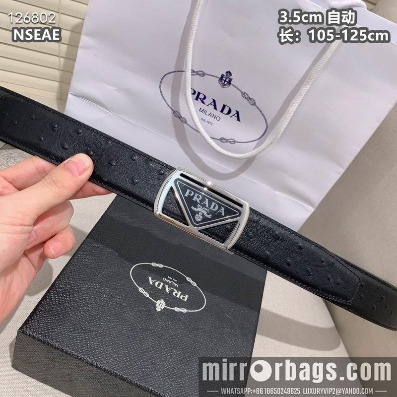 Prada belt 35mmX105-125cm 8L62