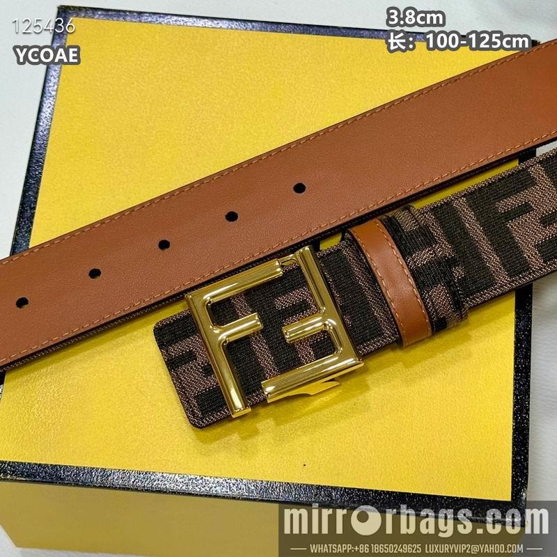 Fendi belt 38mmX100-125cm 8L15