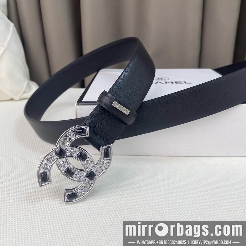 Chanel belt 30mmX90-115cm 7D08