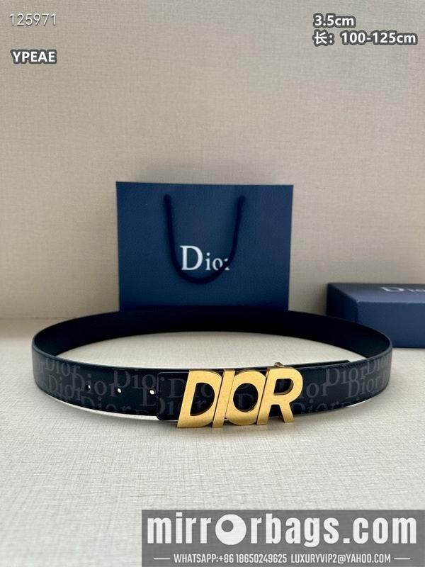 Dior belt 35mmX100-125cm 8L29