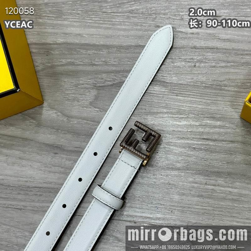 Fendi belt 20mmX90-110cm 8L12