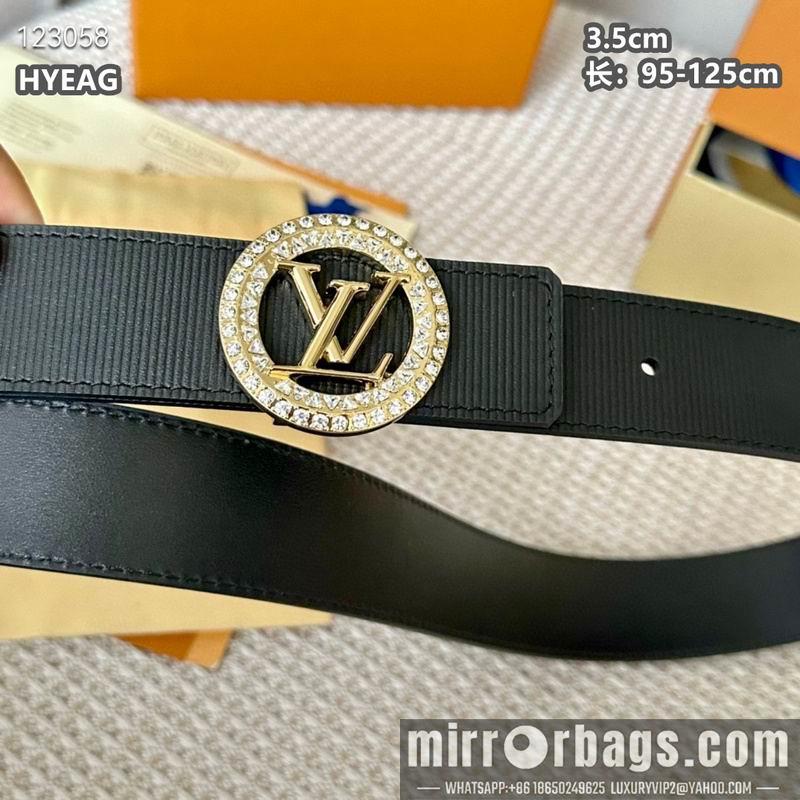 LV belt 35mmX95-125cm 8L01