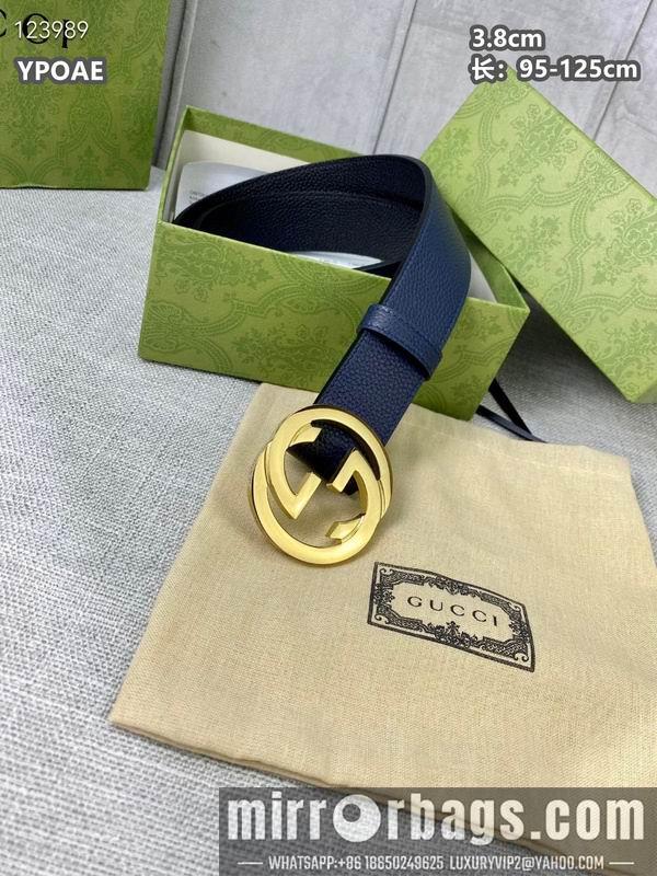 Gucci belt 38mmX95-125cm 8L10