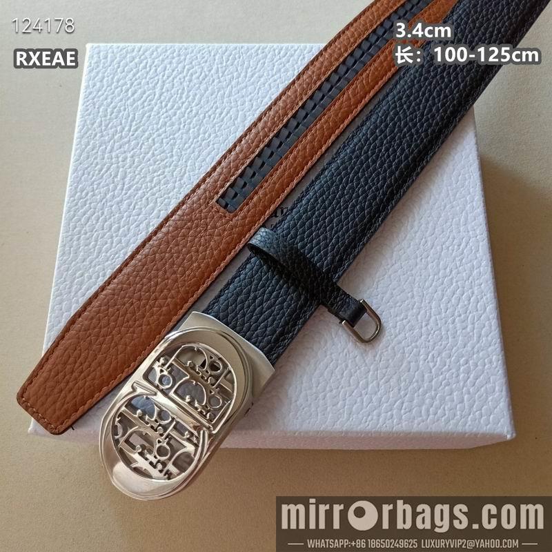 Dior belt 34mmX100-125cm 8L06