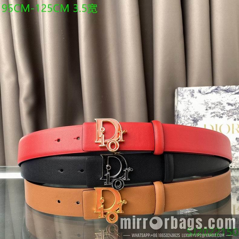 Dior belt 35mmX95-125cm 7D14