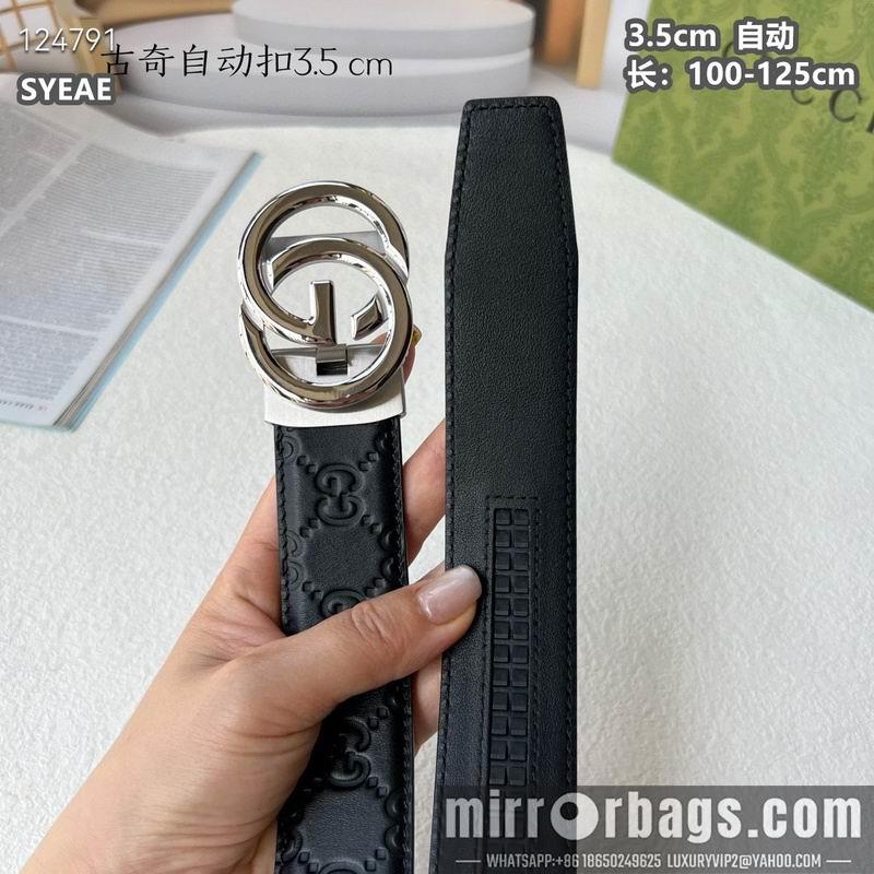 Gucci belt 35mmX100-125cm 8L17