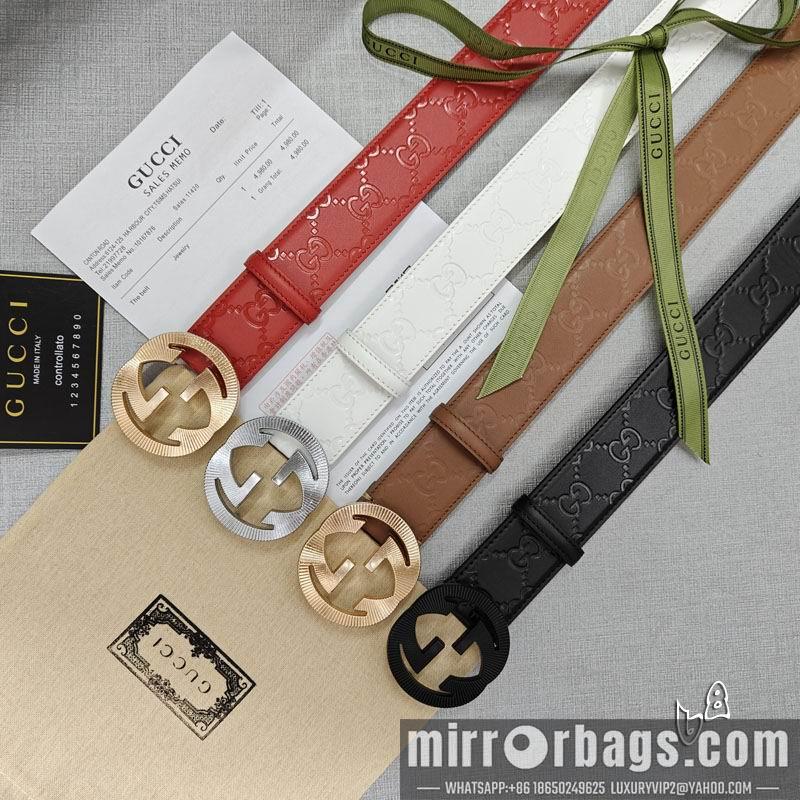 Gucci belt 38mmX90-125cm lb18